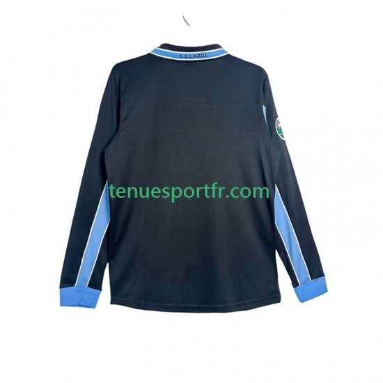Homme Maillot Retro Extérieur SS Lazio 1998 1999 à Manches Longues