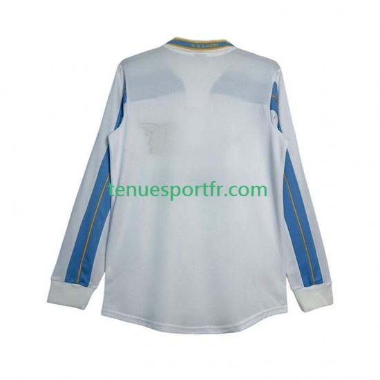 Homme Maillot Retro Extérieur SS Lazio 1999 2000 à Manches Longues