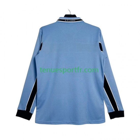 Homme Maillot Retro Domicile SS Lazio 1998 1999 à Manches Longues