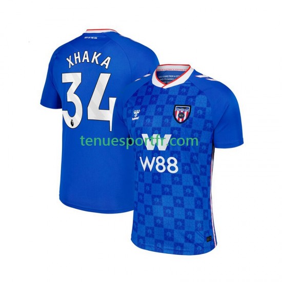 Homme Maillot Extérieur Sunderland Granit Xhaka 34 2025-2026 à Manches Courtes