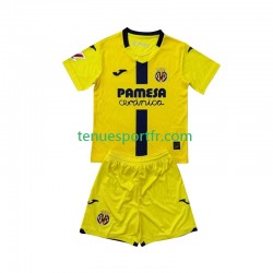 Kit Enfant Maillot Domicile Villarreal CF 2025-2026 à Manches Courtes