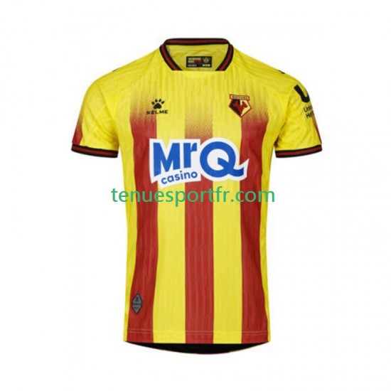 Homme Maillot Domicile Watford 2025-2026 à Manches Courtes