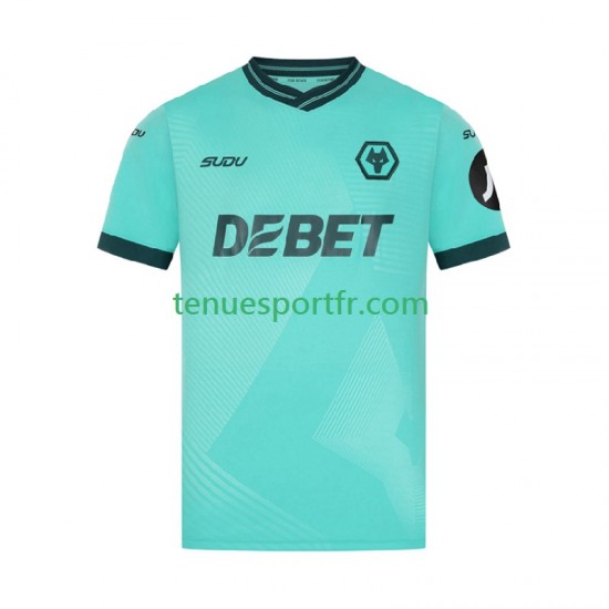 Homme Maillot Extérieur Wolverhampton Wanderers 2024-2025 à Manches Courtes