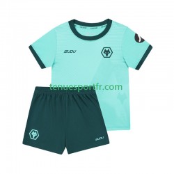 Kit Enfant Maillot Extérieur Wolverhampton Wanderers 2025-2026 à Manches Courtes