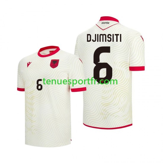 Homme Maillot Extérieur Albanie Berat Djimsiti 6 World Cup 2026 à Manches Courtes