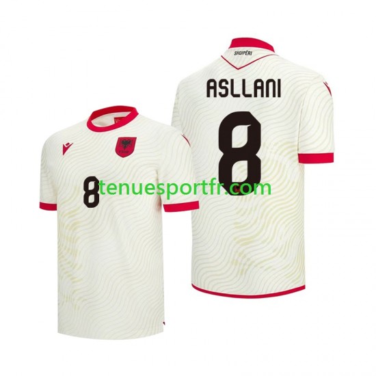 Homme Maillot Extérieur Albanie Kristjan Asllani 8 World Cup 2026 à Manches Courtes