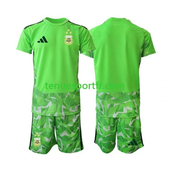 Kit Enfant Maillot Troisième Argentine Gardien World Cup 2026 à Manches Courtes