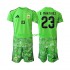Kit Enfant Maillot Troisième Argentine Gardien Emiliano Martinez 23 World Cup 2026 à Manches Courtes