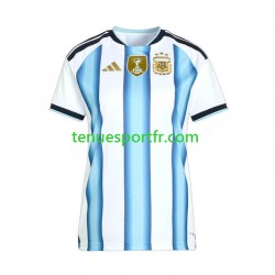 Femme Maillot Domicile Argentine World Cup 2026 à Manches Courtes