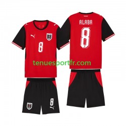 Kit Enfant Maillot Domicile Autriche David Alaba 8 World Cup 2026 à Manches Courtes