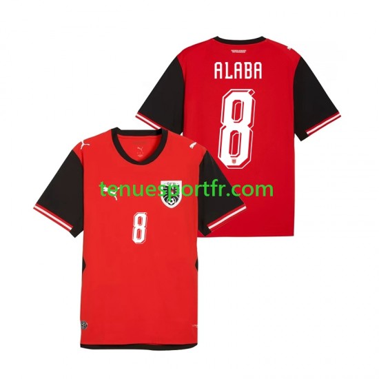Homme Maillot Domicile Autriche David Alaba 8 World Cup 2026 à Manches Courtes