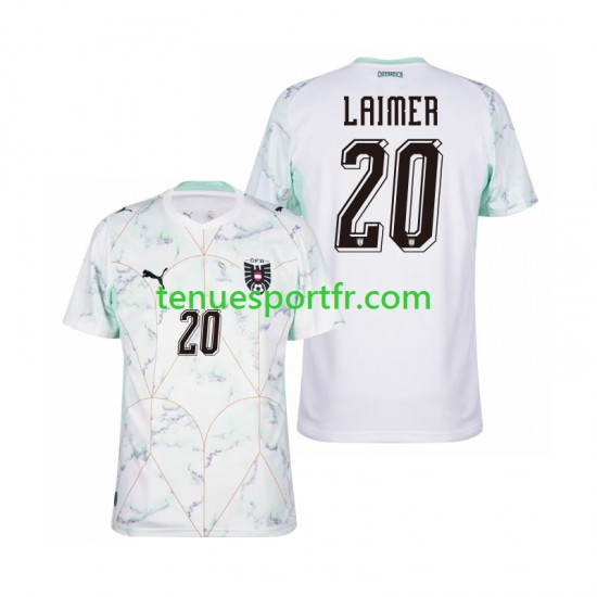 Homme Maillot Extérieur Autriche Konrad Laimer 20 World Cup 2026 à Manches Courtes