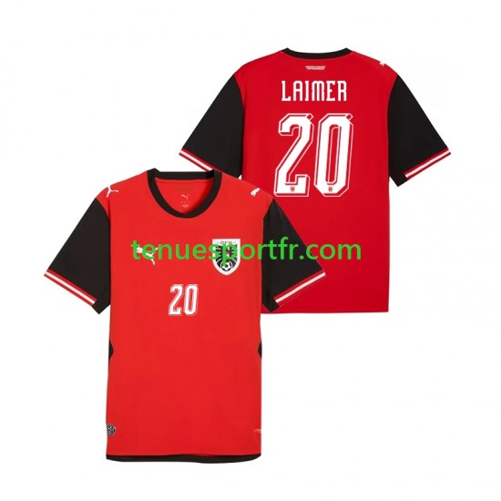 Homme Maillot Domicile Autriche Konrad Laimer 20 World Cup 2026 à Manches Courtes