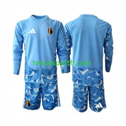 Kit Enfant Maillot Domicile Belgique Gardien World Cup 2026 à Manches Longues