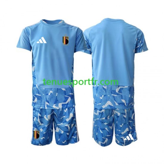 Kit Enfant Maillot Domicile Belgique Gardien World Cup 2026 à Manches Courtes