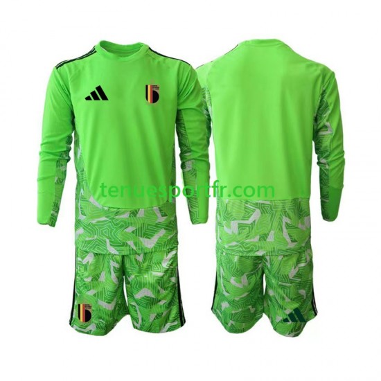 Kit Enfant Maillot Troisième Belgique Gardien World Cup 2026 à Manches Longues