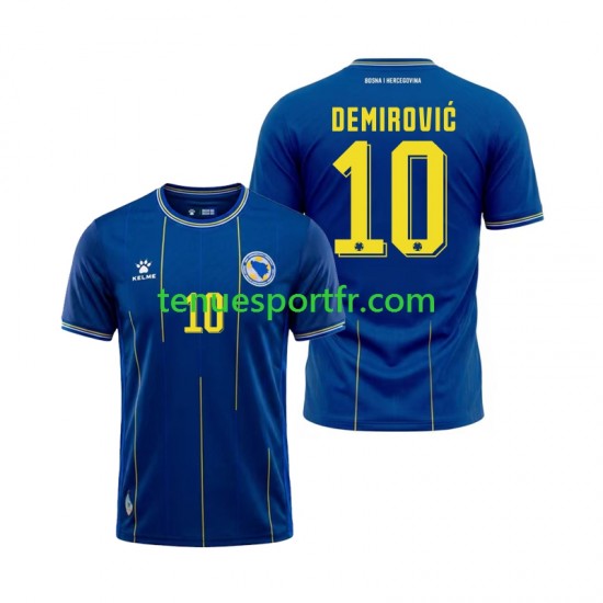 Homme Maillot Domicile Bosnie Herzégovine Ermedin Demirovic 10 World Cup 2026 à Manches Courtes