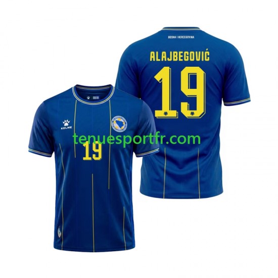 Homme Maillot Domicile Bosnie Herzégovine Kerim Alajbegovic 19 World Cup 2026 à Manches Courtes