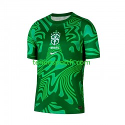 Homme Maillot Extérieur Brésil Gardien World Cup 2026 à Manches Courtes