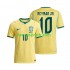 Homme Maillot Domicile Brésil Neymar JR 10 World Cup 2026 à Manches Courtes