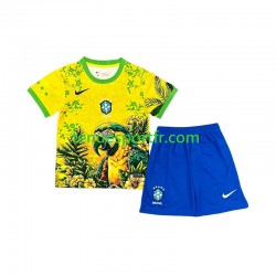 Kit Enfant Maillot Domicile Brésil Special 2026 à Manches Courtes