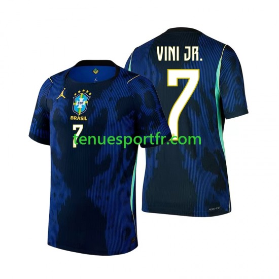 Homme Maillot Extérieur Brésil Vinicius Junior 7 World Cup 2026 à Manches Courtes