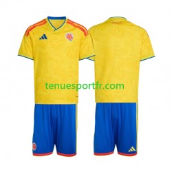 Kit Enfant Maillot Domicile Colombie World Cup 2026 à Manches Courtes