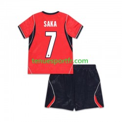 Kit Enfant Maillot Extérieur Angleterre Bukayo Saka 7 World Cup 2026 à Manches Courtes