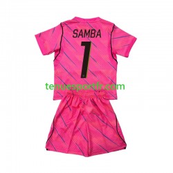 Kit Enfant Maillot Extérieur France Gardien Brice Samba 1 World Cup 2026 à Manches Courtes