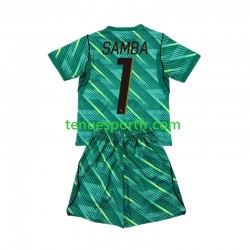 Kit Enfant Maillot Troisième France Gardien Brice Samba 1 World Cup 2026 à Manches Courtes