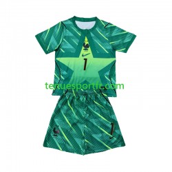 Kit Enfant Maillot Troisième France Gardien Brice Samba 1 World Cup 2026 à Manches Courtes