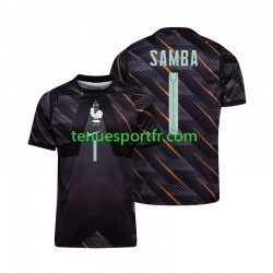 Homme Maillot Domicile France Gardien Brice Samba 1 World Cup 2026 à Manches Courtes