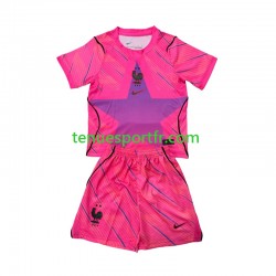 Kit Enfant Maillot Extérieur France Gardien World Cup 2026 à Manches Courtes
