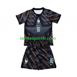 Kit Enfant Maillot Domicile France Gardien Mike Maignan 16 World Cup 2026 à Manches Courtes