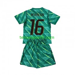 Kit Enfant Maillot Troisième France Gardien Mike Maignan 16 World Cup 2026 à Manches Courtes
