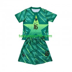 Kit Enfant Maillot Troisième France Gardien Mike Maignan 16 World Cup 2026 à Manches Courtes