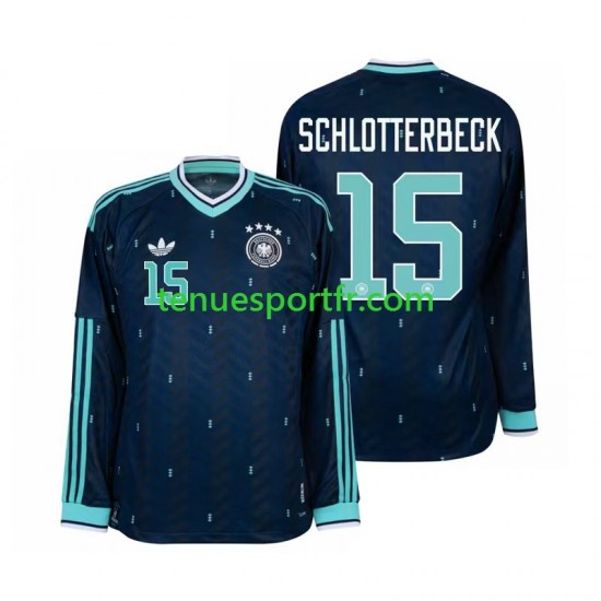 Homme Maillot Extérieur Allemagne Nico Schlotterbeck 15 World Cup 2026 à Manches Longues