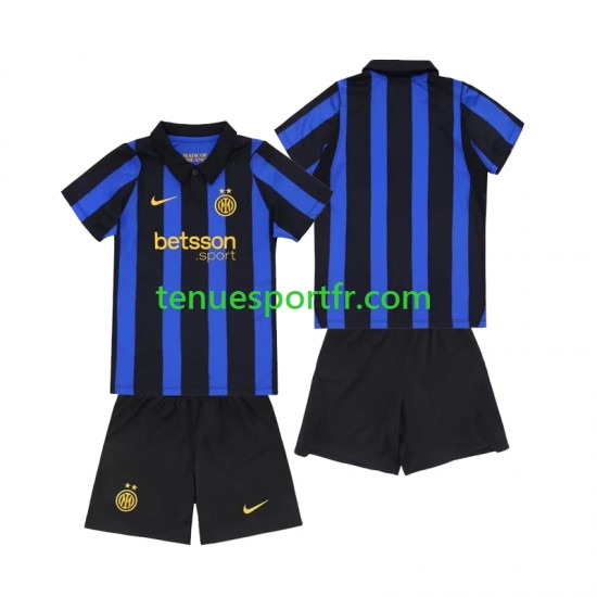 Kit Enfant Maillot Domicile Inter Milan 2026-2027 à Manches Courtes