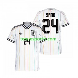 Homme Maillot Extérieur Japon Kaishu Sano 24 World Cup 2026 à Manches Courtes