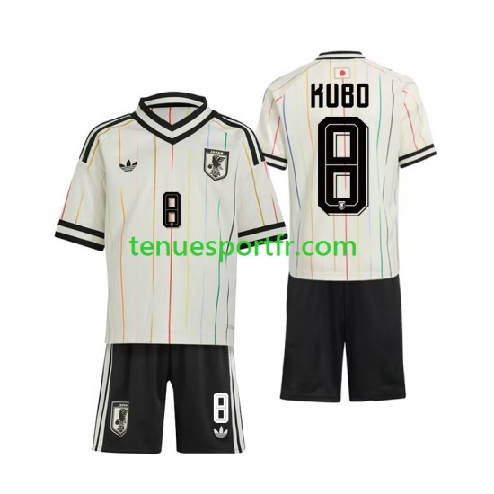 Kit Enfant Maillot Extérieur Japon Kubo 8 World Cup 2026 à Manches Courtes