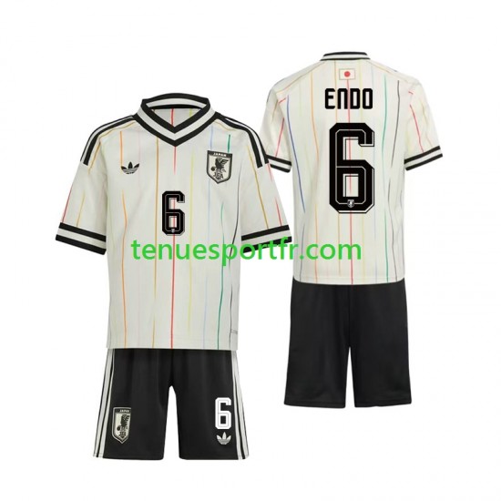 Kit Enfant Maillot Extérieur Japon Wataru Endo 6 World Cup 2026 à Manches Courtes