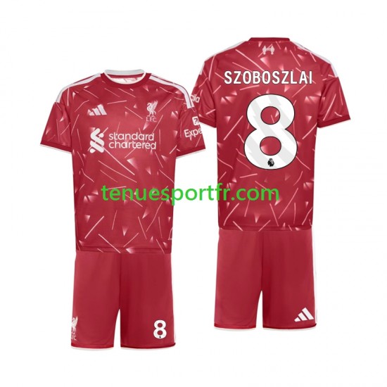 Kit Enfant Maillot Domicile Liverpool Dominik Szoboszlai 8 2026-2027 à Manches Courtes