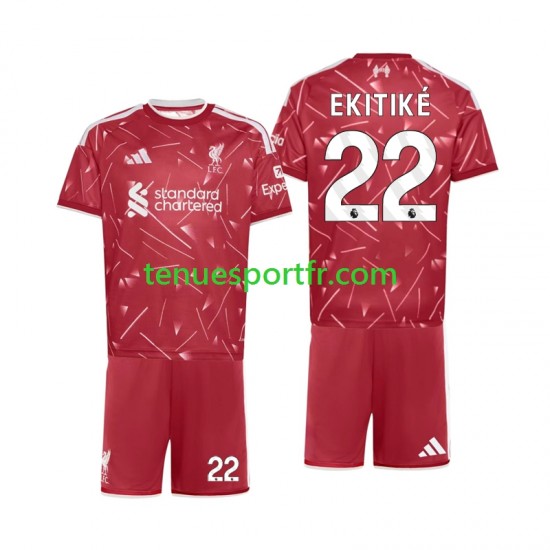 Kit Enfant Maillot Domicile Liverpool Hugo Ekitike 22 2026-2027 à Manches Courtes