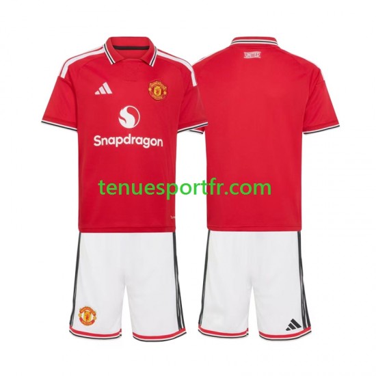 Kit Enfant Maillot Domicile Manchester United 2026-2027 à Manches Courtes