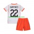 Kit Enfant Maillot Extérieur Pays-Bas Denzel Dumfries 22 World Cup 2026 à Manches Courtes