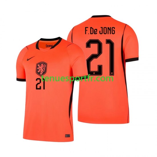 Homme Maillot Domicile Pays-Bas Frenkie de Jong 21 World Cup 2026 à Manches Courtes
