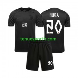 Kit Enfant Maillot Extérieur Norvège Antonio NUSA 20 World Cup 2026 à Manches Courtes