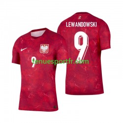 Homme Maillot Extérieur Pologne Robert Lewandowski 9 2026 à Manches Courtes