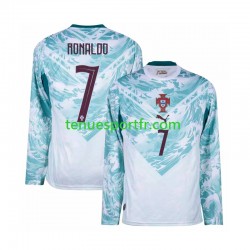 Homme Maillot Extérieur Portugal Cristiano Ronaldo 7 World Cup 2026 à Manches Longues