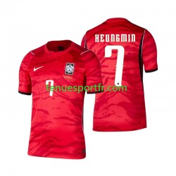 Homme Maillot Domicile Corée du Sud Son Heung-min 7 World Cup 2026 à Manches Courtes